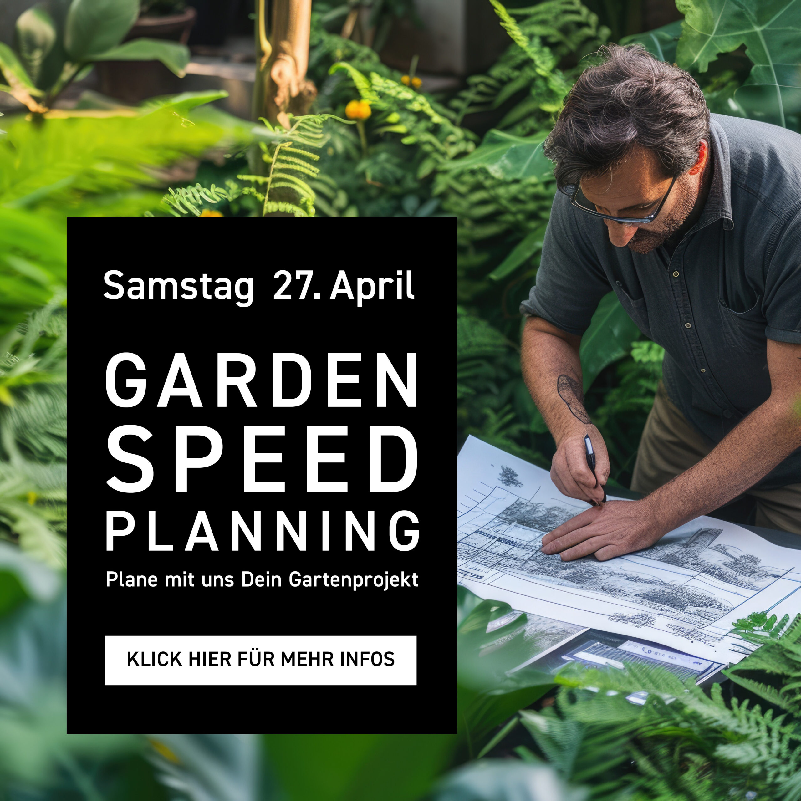 Garden-Speed-Planning im Lebensraum Garten