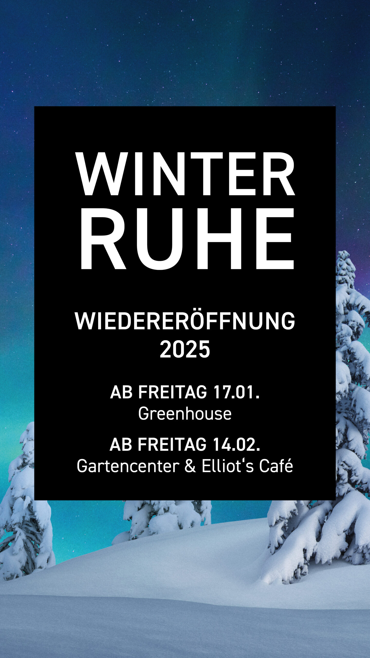 Winterruhe im Lebensraum Garten