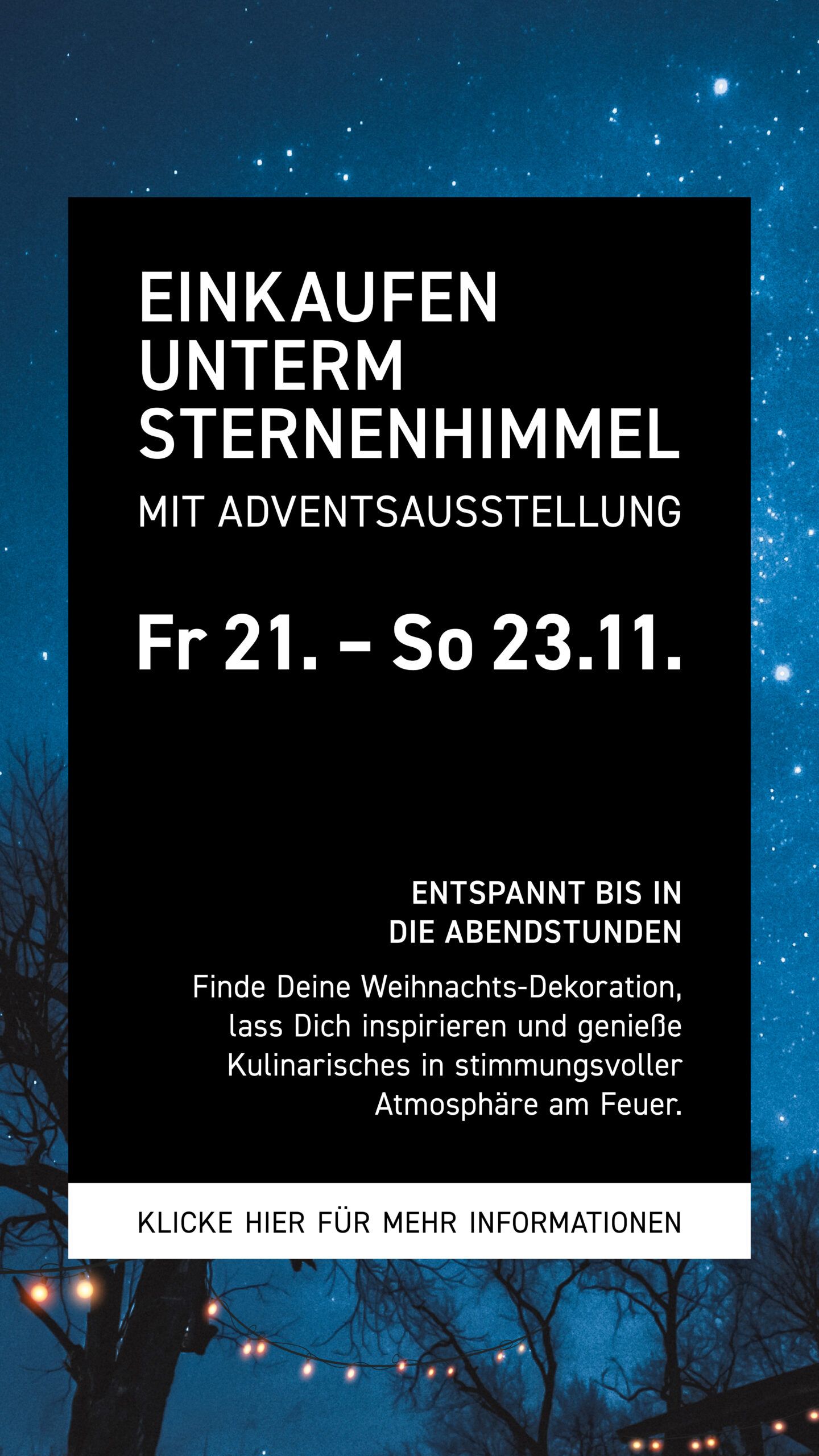 Einkaufen unterm Sternenhimmel 2025