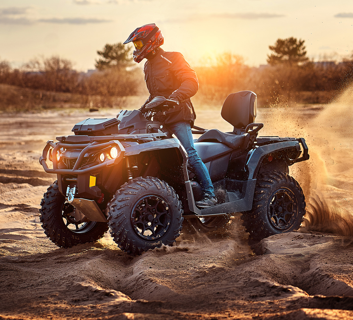 Quad-Tour im Lebensraum Garten